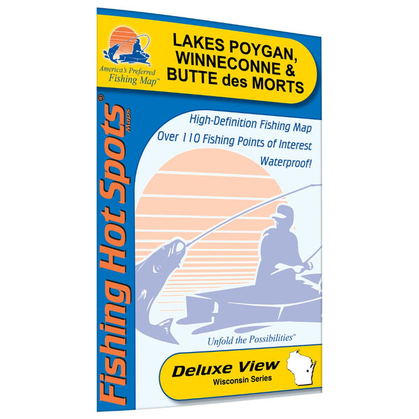 Poygan/Winneconne/Butte des Morts Fishing Map Fishing Hot Spots
