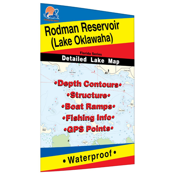 Rodman Reservoir Fishing Map Fishing Hot Spots
