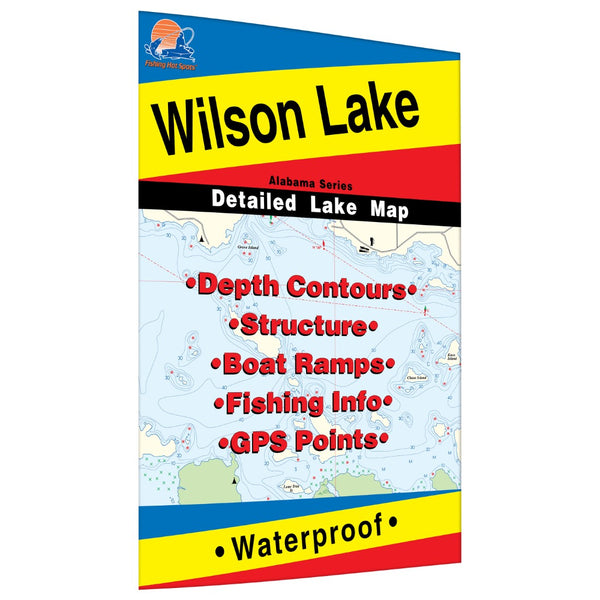 Wilson Lake Fishing Map Fishing Hot Spots
