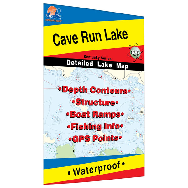 Cave Run Lake Fishing Map Fishing Hot Spots
