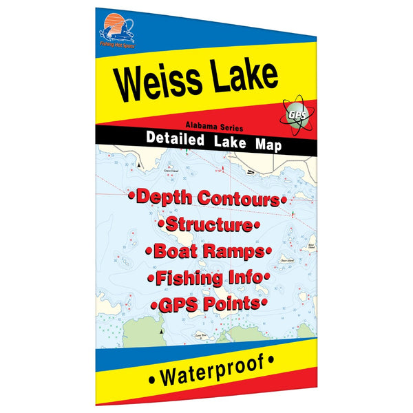 Weiss Lake Fishing Map Fishing Hot Spots