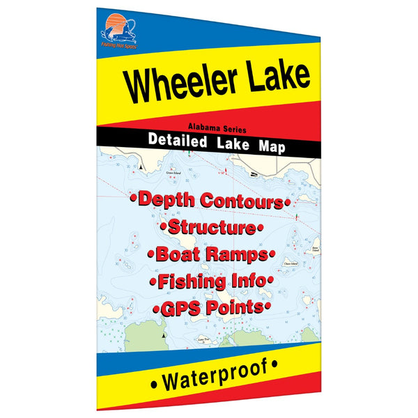 Wheeler Lake Fishing Map Fishing Hot Spots