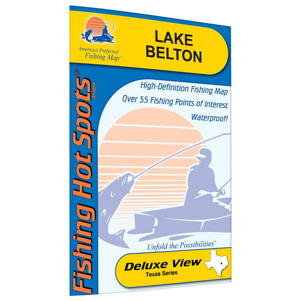 Lake Belton, Texas fishing map Fishing Hot Spots