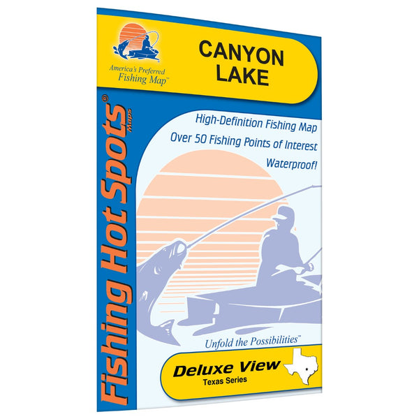 Canyon Lake Fishing Map Fishing Hot Spots