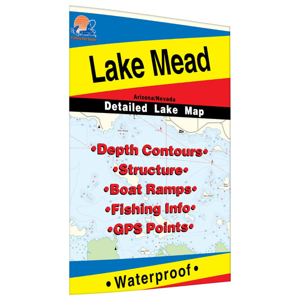 Lake Mead Fishing Map Fishing Hot Spots
