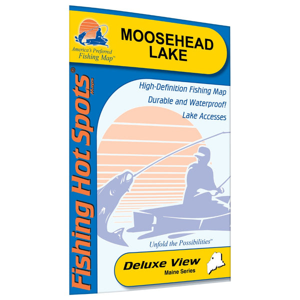 Moosehead Lake Fishing Map Fishing Hot Spots