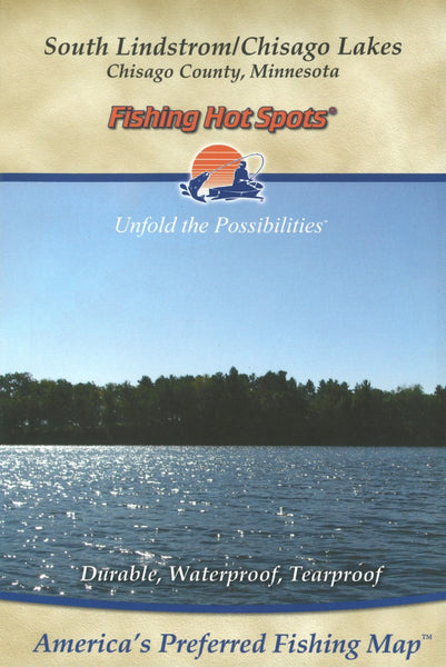 South Lindstrom/Chisago Lakes Chisago Chain fishing map Fishing Hot Spots