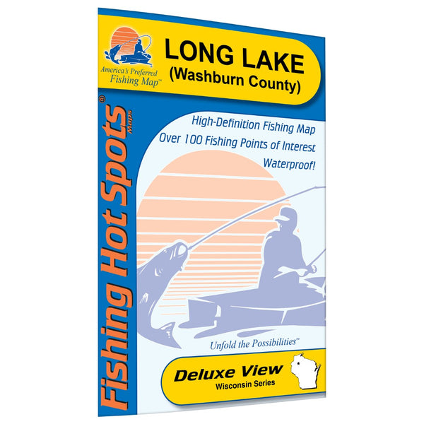 Long Lake (Washburn Co) Fishing Map Fishing Hot Spots