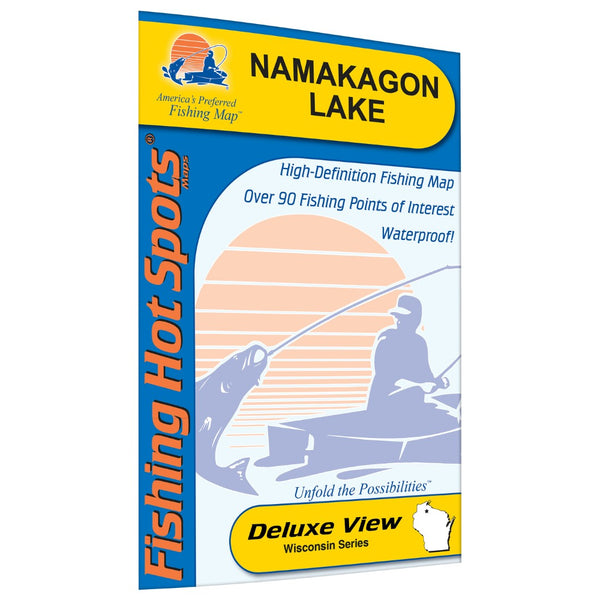 Lake Namakagon Fishing Map (Bayfield Co) Fishing Hot Spots