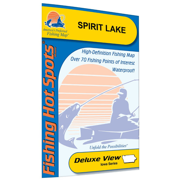 Spirit Lake Fishing Map Fishing Hot Spots