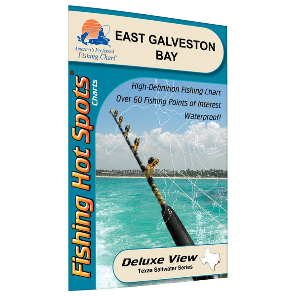 East Galveston Bay Fishing Map Fishing Hot Spots