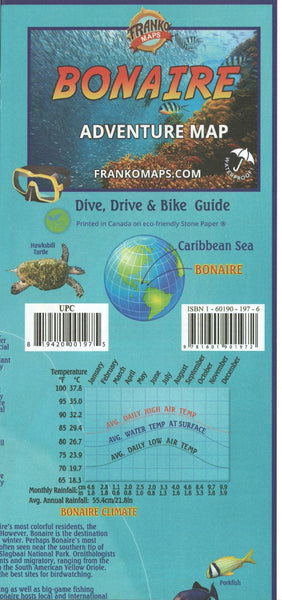 Franko's guide map of Bonaire Frankos Maps Ltd.