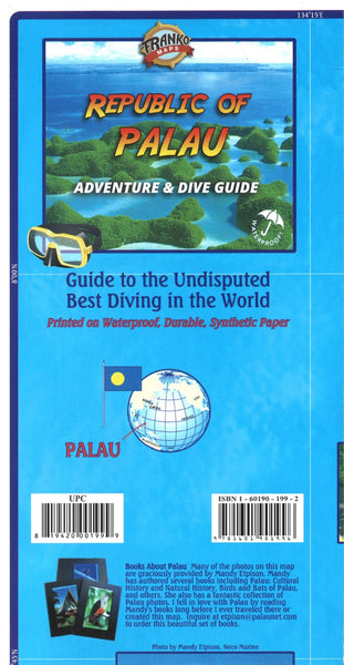Franko's adventure and dive guide map of the Republic of Palau Frankos Maps Ltd.