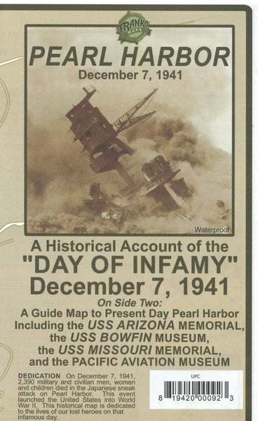 Franko's map of Pearl Harbor : December 7, 1941 Frankos Maps Ltd.