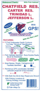Chatfield, Carter Reservoir, Jefferson, South Platte River Fishing Map