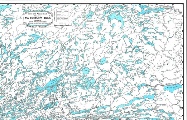 Gunflint Trail Map Area Map Fisher Maps