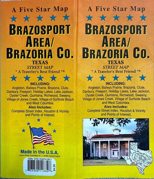 Brazosport area/Brazoria Co. : Texas : street map Five Star Maps Inc