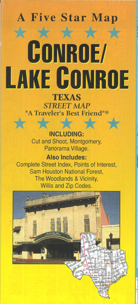 Conroe/Lake Conroe : Texas : street map Five Star Maps Inc