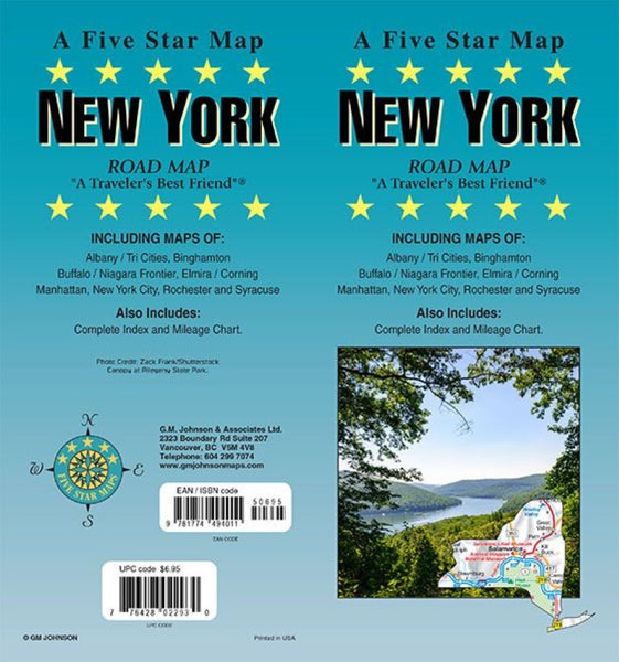 New York Road Map Five Star Maps Inc