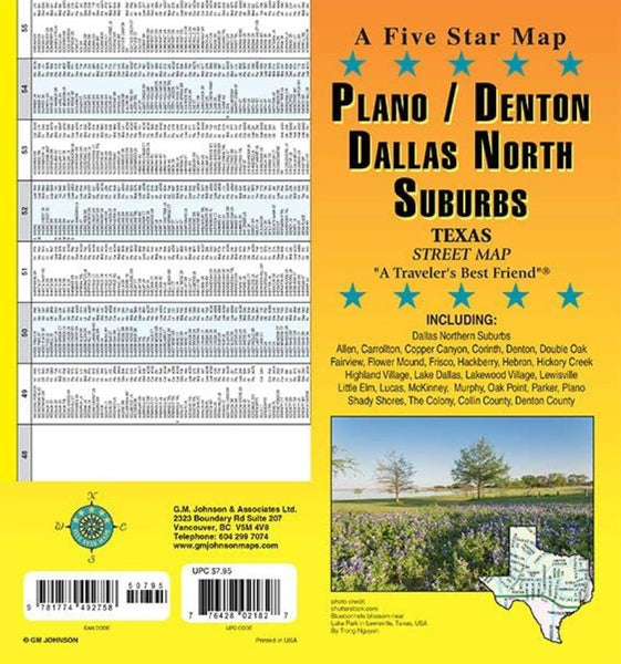 Denton / Plano / McKinney / Dallas North, Texas Five Star Maps Inc