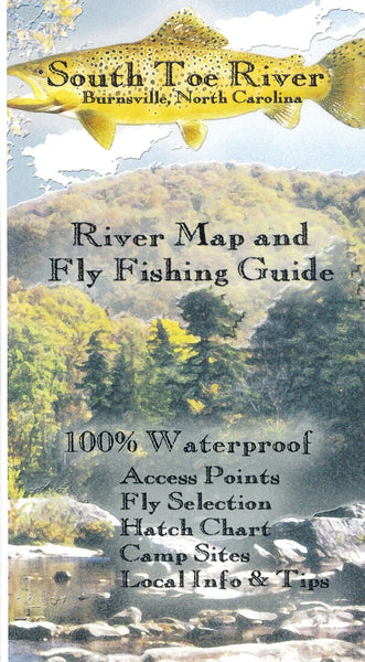 South Toe River Map, Burnsville, NC Fishwater Maps