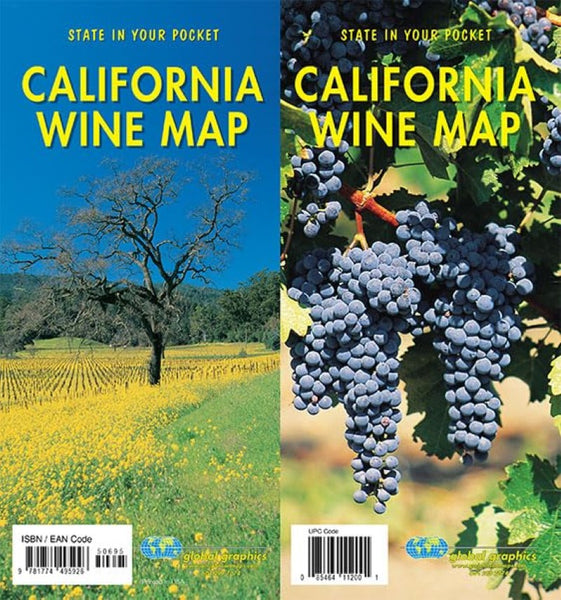 California Wine Map Global Graphics