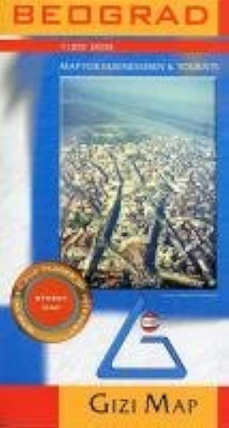 Beograd  1:20,000 street map (flat) GiziMap