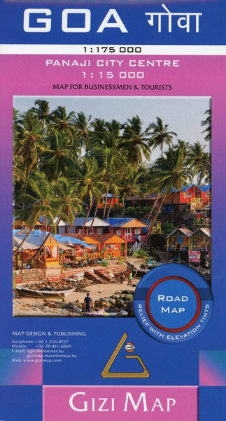 Goa India, Panaji City Center (flat) GiziMap