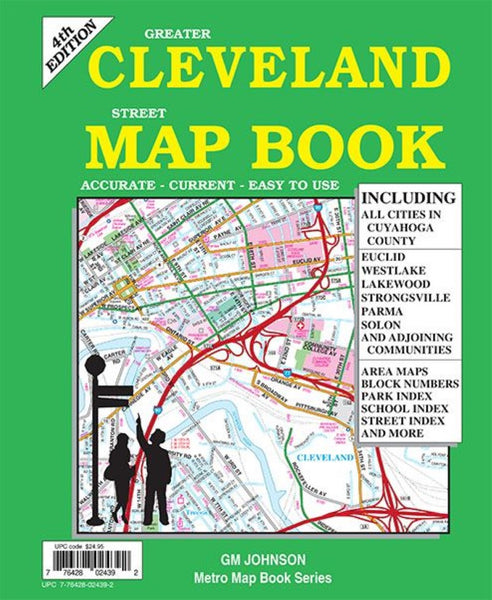 Greater Cleveland, OH street map book GM Johnson