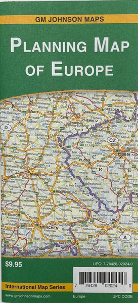 Europe Planning Map GM Johnson