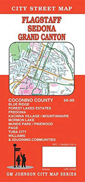Flagstaff : Sedona : Grand Canyon : city street map = Sedona : Flagstaff : Grand Canyon : city street map GM Johnson