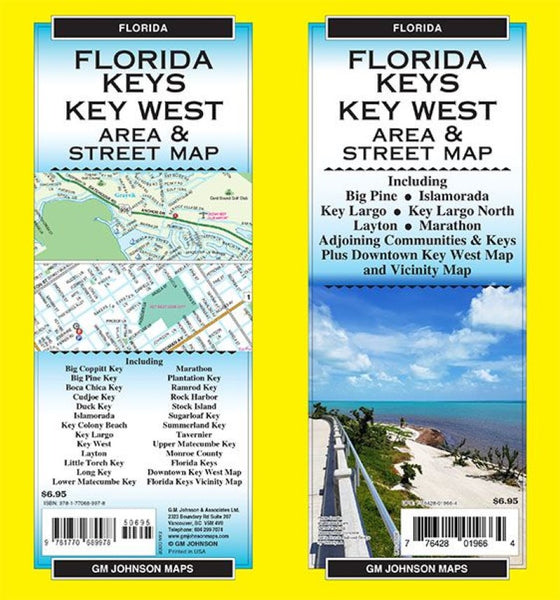 Florida Keys : Key West : street map GM Johnson