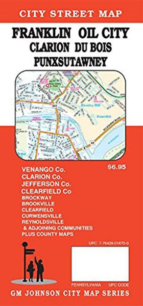 Franklin : Oil City : Clarion : Du Bois : Punxsutawney : city street map = Clearfield : Du Bois : Punxsutawney : Franklin : Oil City : city street map GM Johnson