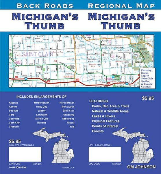 Michigan's Thumb : regional map GM Johnson