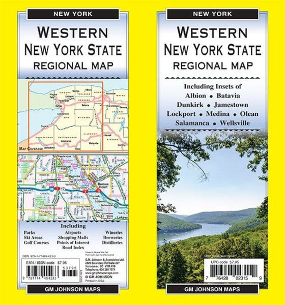 Western New York State Regional Map GM Johnson
