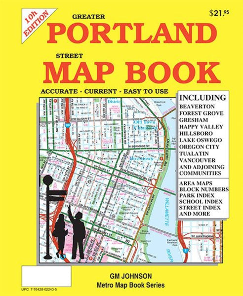 Greater : Portland : street : map book GM Johnson