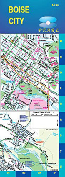 Boise city : pearl laminated map GM Johnson