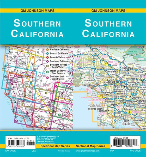 Southern California Sectional Map GM Johnson