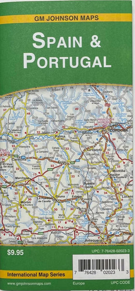 Spain & Portugal Road Map GM Johnson