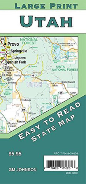 Utah : large print = Utah : easy to read GM Johnson