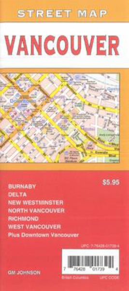 Vancouver City Map GM Johnson