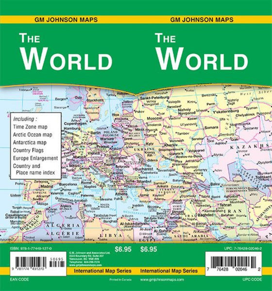 The World Countries Map GM Johnson