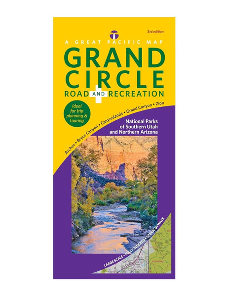 Utah's Grand Circle Road & Recreation Map: National Parks of Southern Utah & Northern Arizona Great Pacific Recreation & Travel Maps