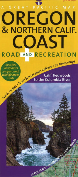 Oregon Coast and Northern California Coast, Recreation Great Pacific Recreation & Travel Maps