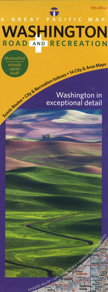 Washington : road and recreation : a great pacific map Great Pacific Recreation & Travel Maps