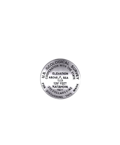 Mt. Katahdin (Baxter State Park, Maine) benchmark lapel pin Geo-Situ