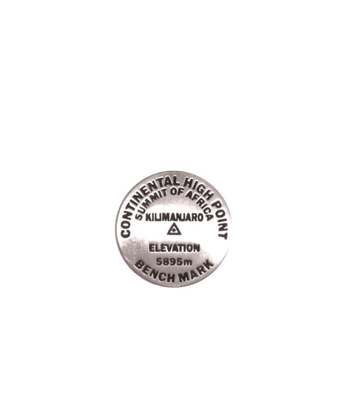 Mt. Kilimanjaro benchmark lapel pin Geo-Situ