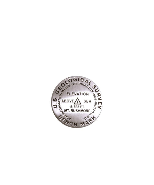 Mt. Rushmore benchmark lapel pin Geo-Situ
