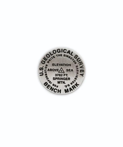 Springer Mountain, Georgia benchmark lapel pin Geo-Situ