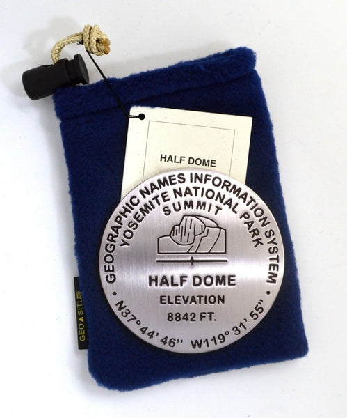 Half Dome, Yosemite National Park, California benchmark paperweight Geo-Situ